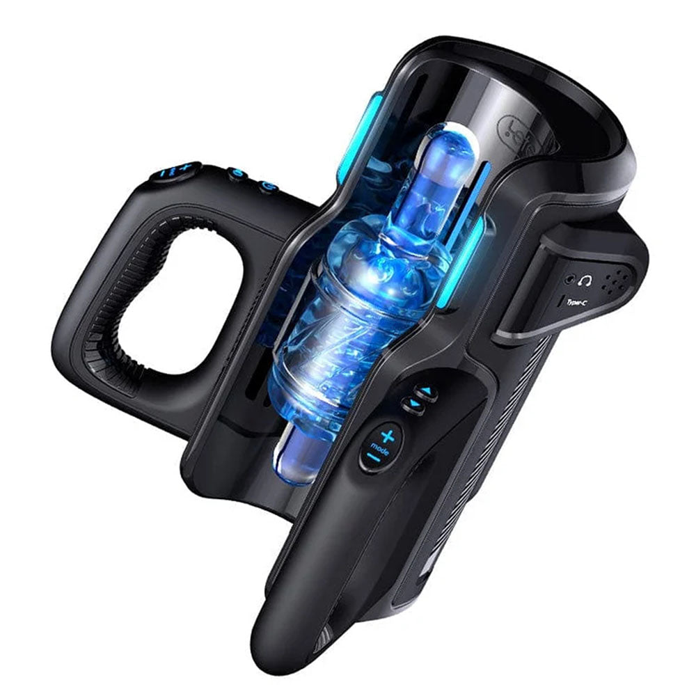 Leten Cannon King Pro 10 Thrusting High-Speed Motor Automatic Men Sex Toys with Handle