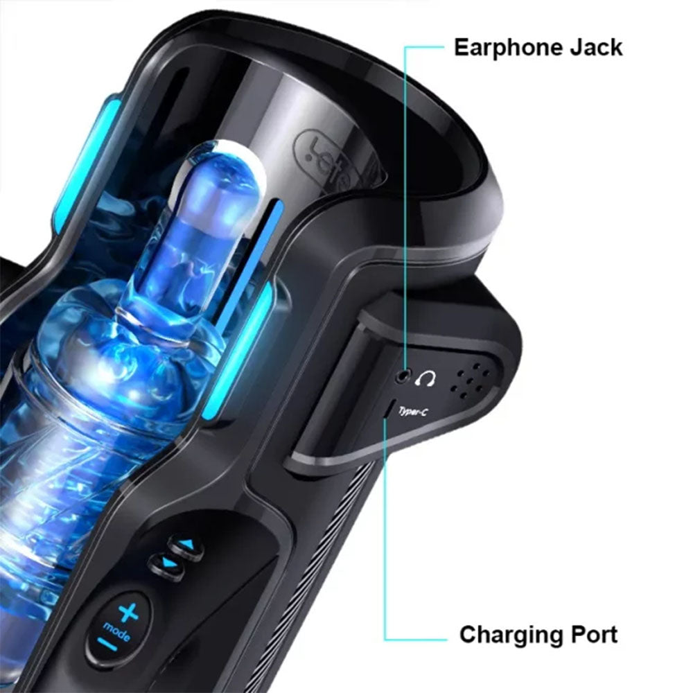 Leten Cannon King Pro 10 Thrusting High-Speed Motor Automatic Men Sex Toys with Handle