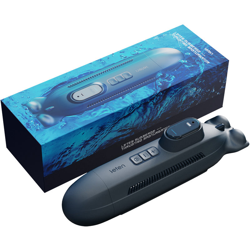 Leten Submarine Telescopic Vibration Sound Masturbation Cup
