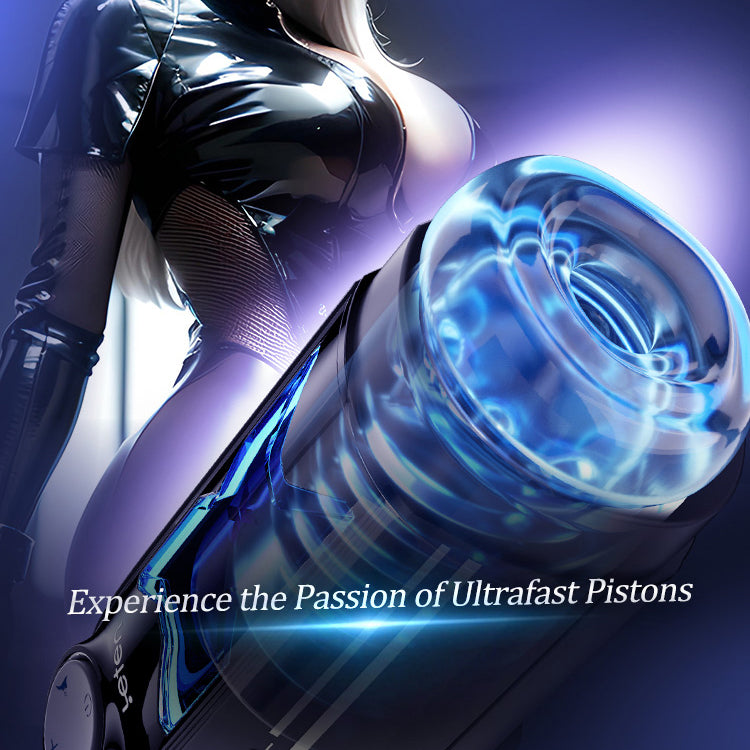 Leten Fury 10 Telescoping Vibration Intelligent Chip Control Men Sex Toys with Moaning & Heating Function