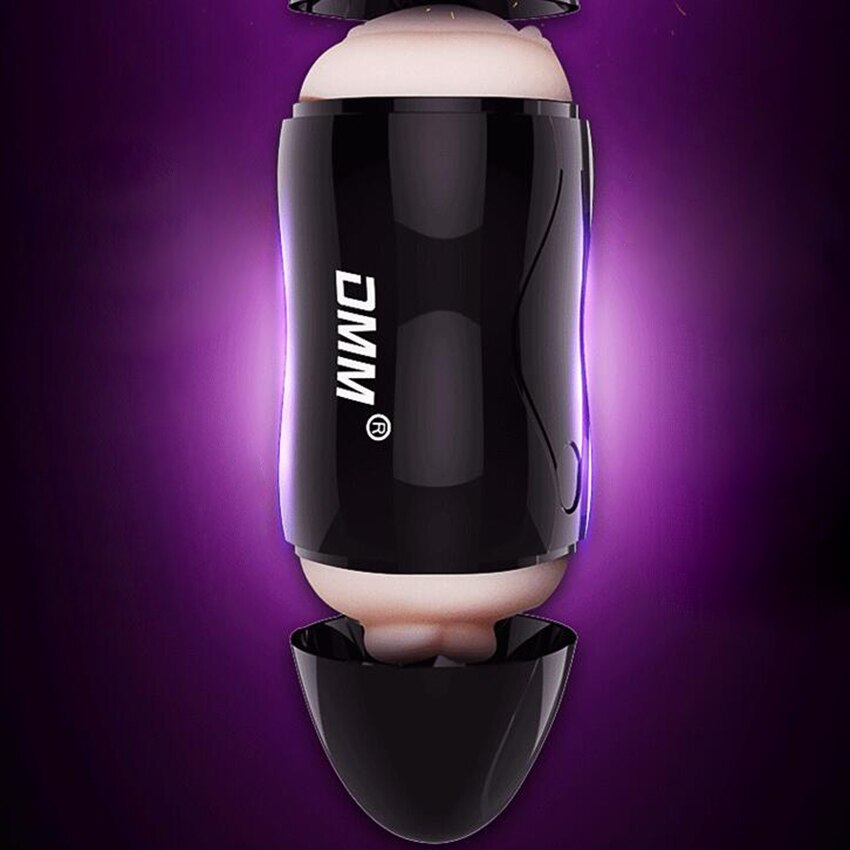 Double Hole Vibrating Male Masturbation Cup