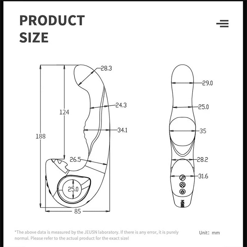 Men's Backcourt Masturbation Supplies Heated And Vibrating Prostate Massagers