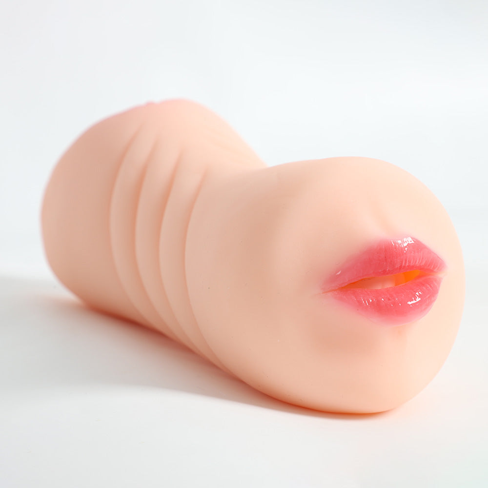 Lifelike Flexibility Pocket Pussy Dual Channel Vagina Anal Pussy Stroker