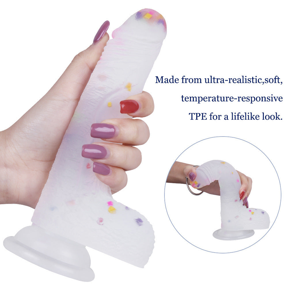 Jelly Color Silicone Dildo