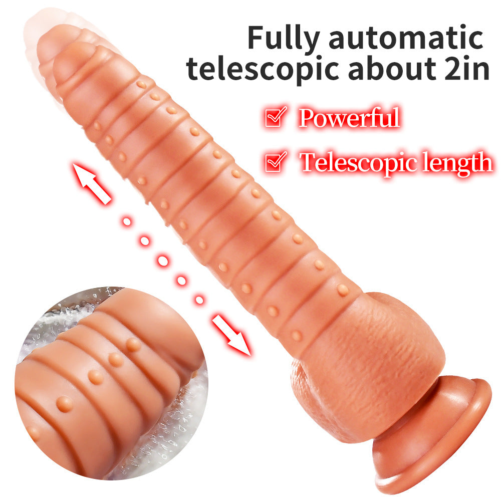 5 Vibrating 3 Thrusting Heating Function Fantastic Dildo