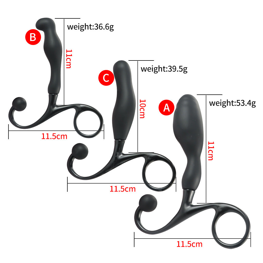 Samurai Prostate Massager Silicone Anal Plug