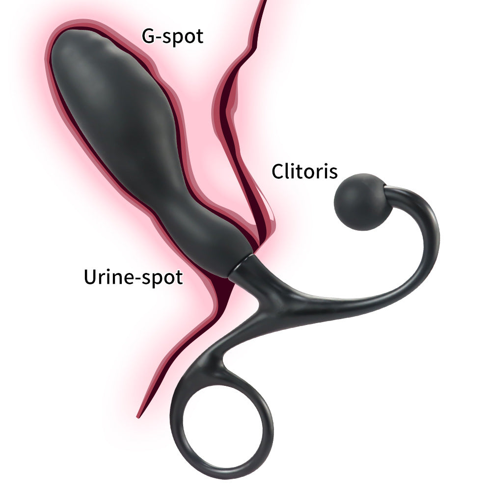 Samurai Prostate Massager Silicone Anal Plug