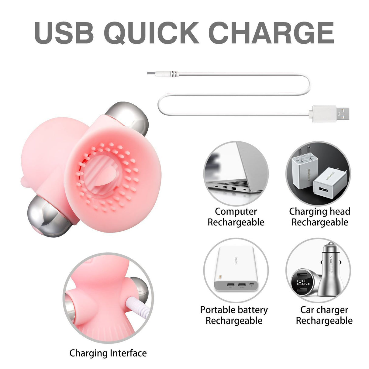 Suction Clip Tongue Licking Jump Eggs