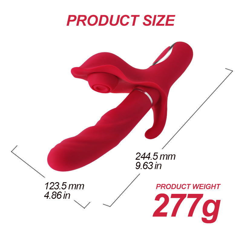 Vibration, Slap, Suction, And Stimulation Vibrator