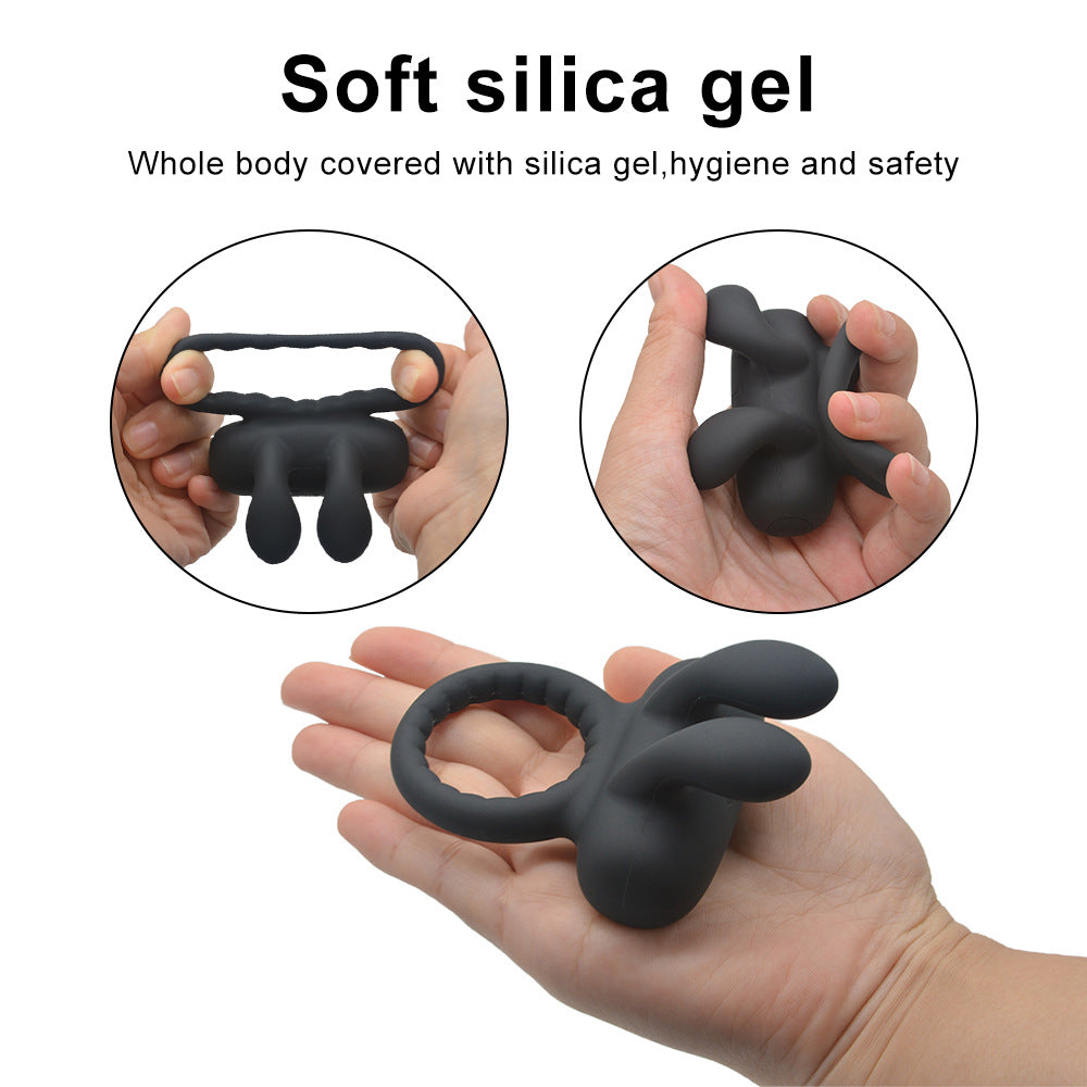 Vibrating Cock Ring with Bunny Ears