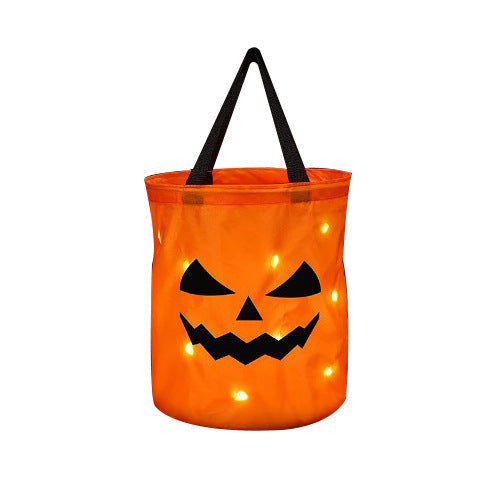 🎃 2026 Sale — Over 19,000 Sold!✨ Halloween Glowing Pumpkin Bag – LED Lights & Spacious Interior 🍬2 Pack