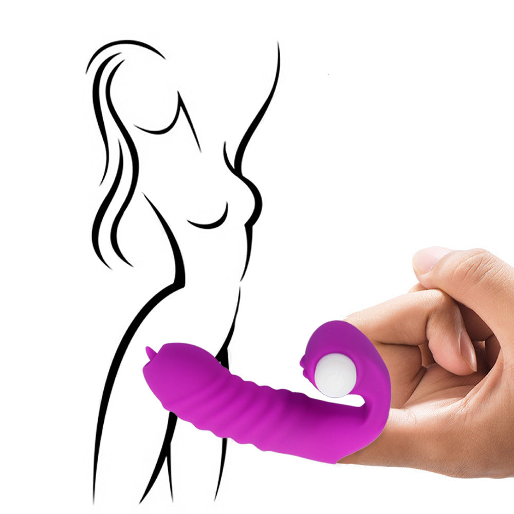 Tongue Licking Vibration Finger Cot