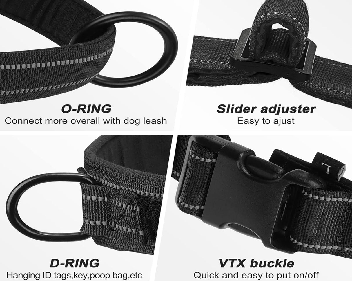 Chest Harness & Leash Set for Large Dogs