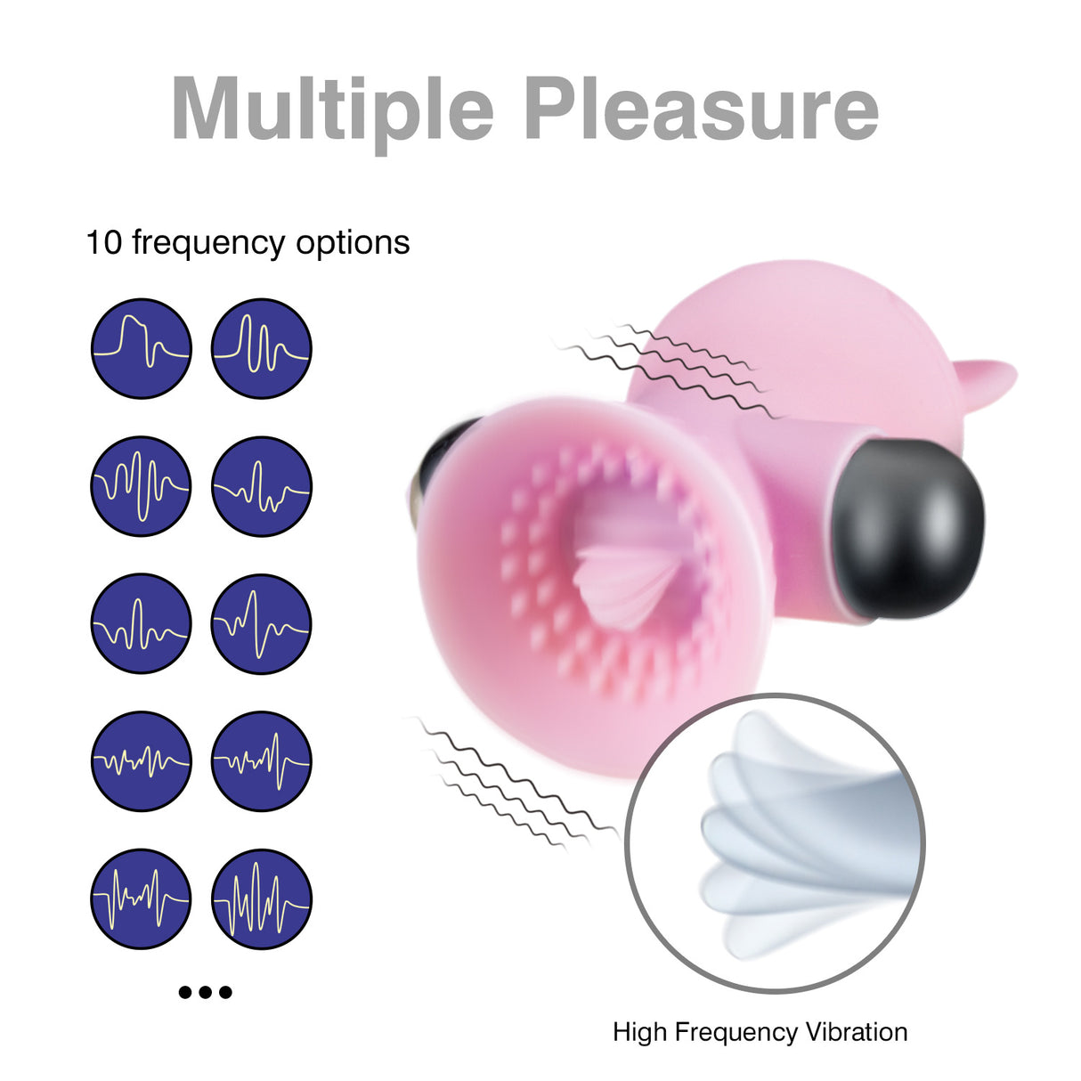 Suction Clip Tongue Licking Jump Eggs