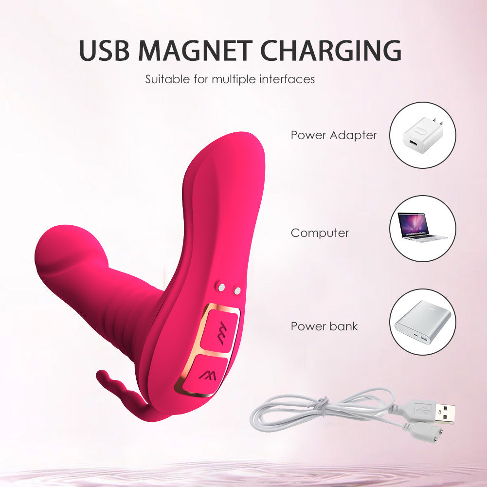 Telescopic Vibrator Taps The Wearable App Control
