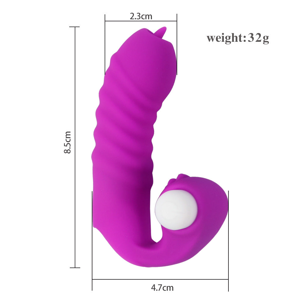 Tongue Licking Vibration Finger Cot