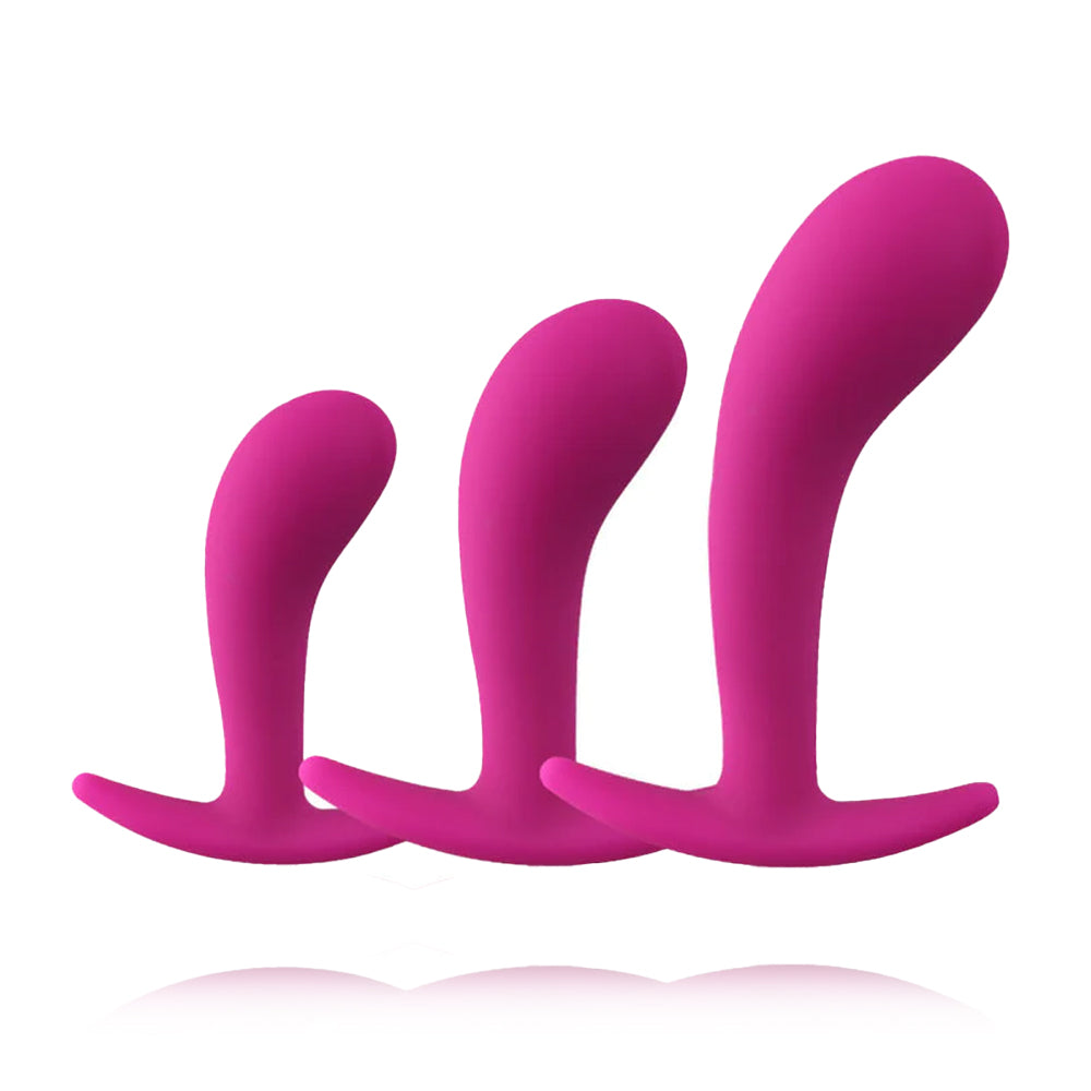 Premium Silicone Butt Plug - G-Spot Back Court Massage