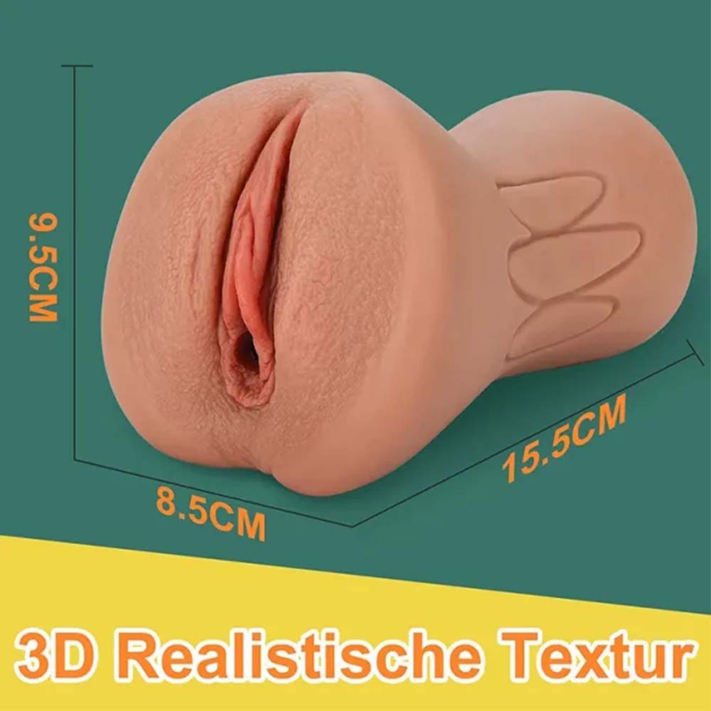 Simulated Soft Silicone Pocket Pussy Sex Toy