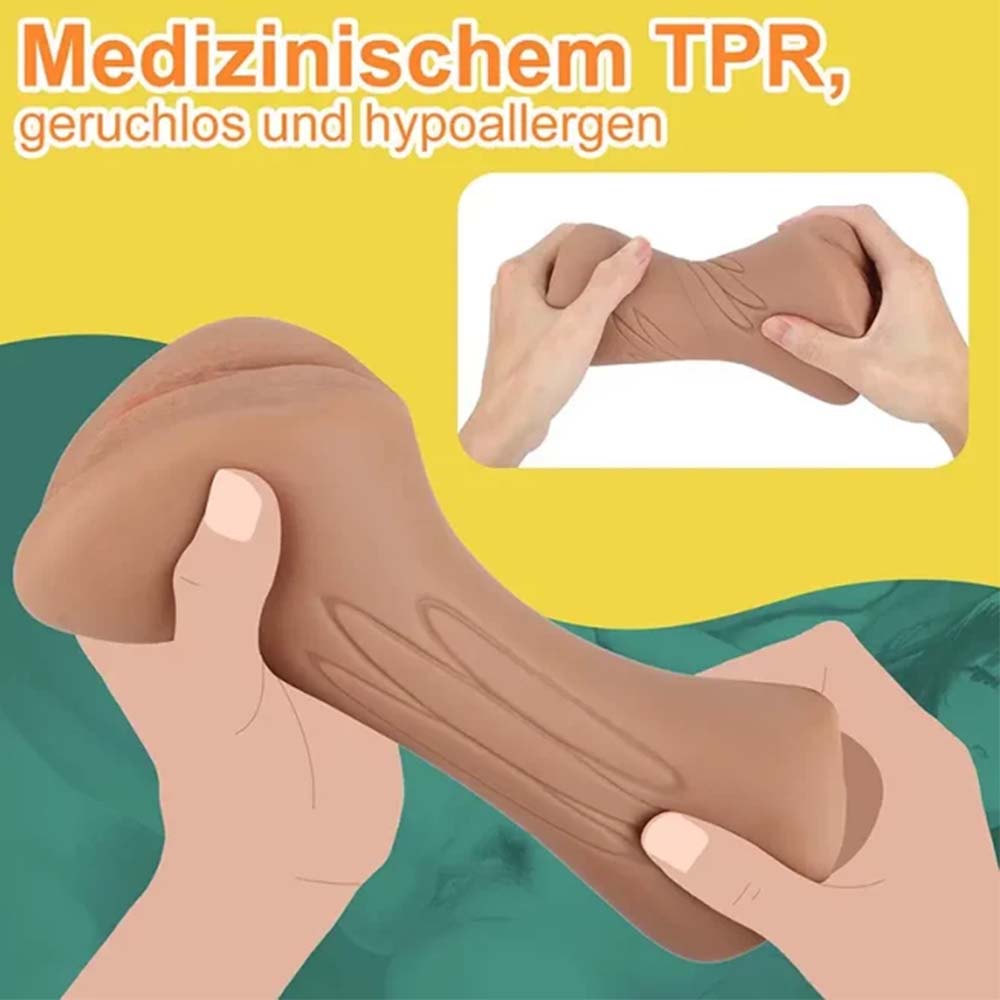 Simulated Soft Silicone Pocket Pussy Sex Toy