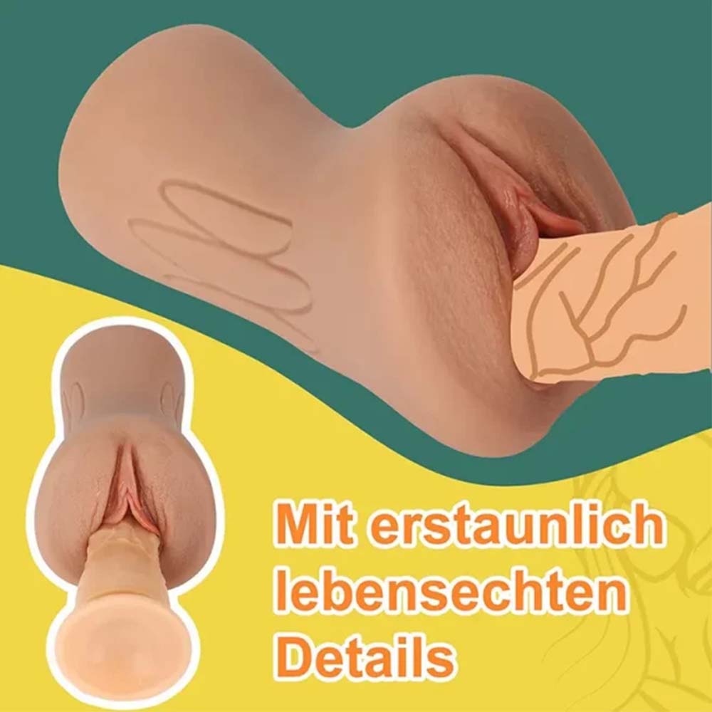 Simulated Soft Silicone Pocket Pussy Sex Toy