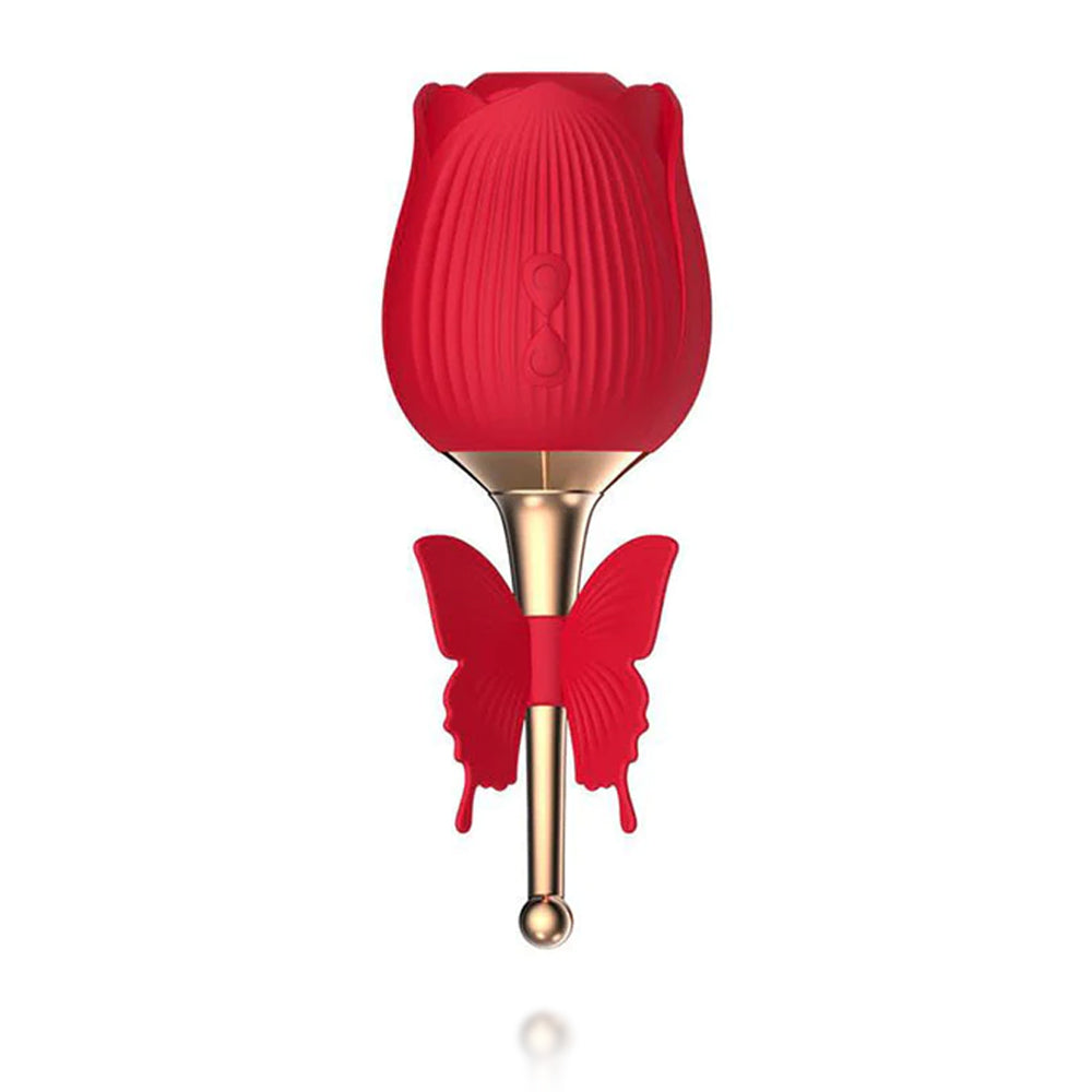 Rose Vibrator Vibrating Suction Automatic Masturbator for Women