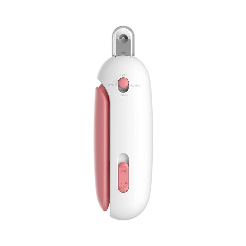 Cat Nail Clippers with Adjustable Aperture, Safe Cat Nail Trimmer with Circular Cut Hole