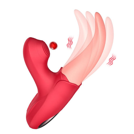 2 IN 1 Upgraded Flapping Tongue G Spot Vibrator
