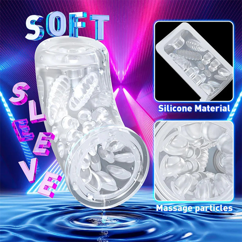 Automatic Robot Handheld 7 Thrusting 4 Rotation One Key Brust Male Masturbator