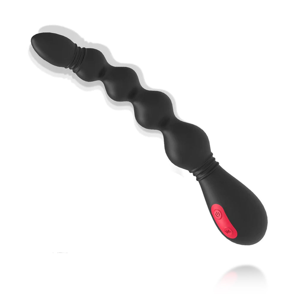 Silicone Anal Plug Beads 9 Frequency Strong Shock Electric Anal Plug