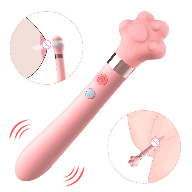 Smart Heated Vibrating Cat Paw Vibrator