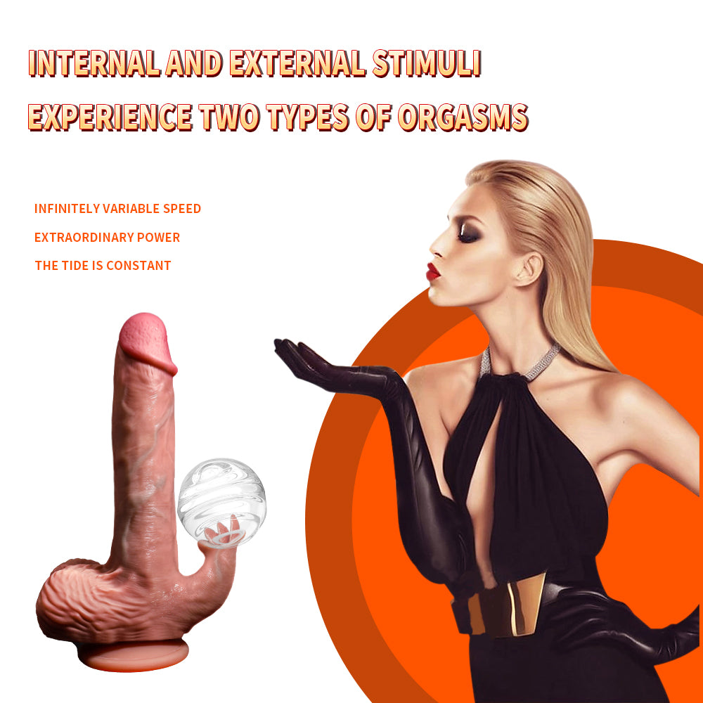 Tarzan III Penis-Premium Suction Cup Rabbit Double G Dildo For Premium Machine