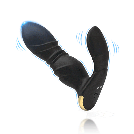 Telescopic Prostate Massager Wireless Remote Control BackCourt Anal Plug