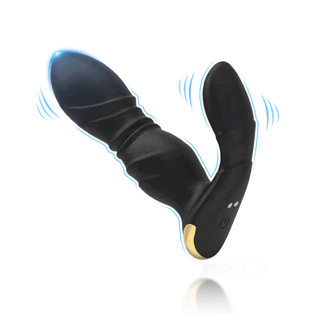 Telescopic Prostate Massager Wireless Remote Control BackCourt Anal Plug