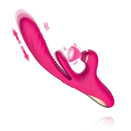 Thrusting Vibrator Suction Tapping G-Spot Stimulator