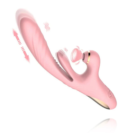Thrusting Vibrator Suction Tapping G-Spot Stimulator