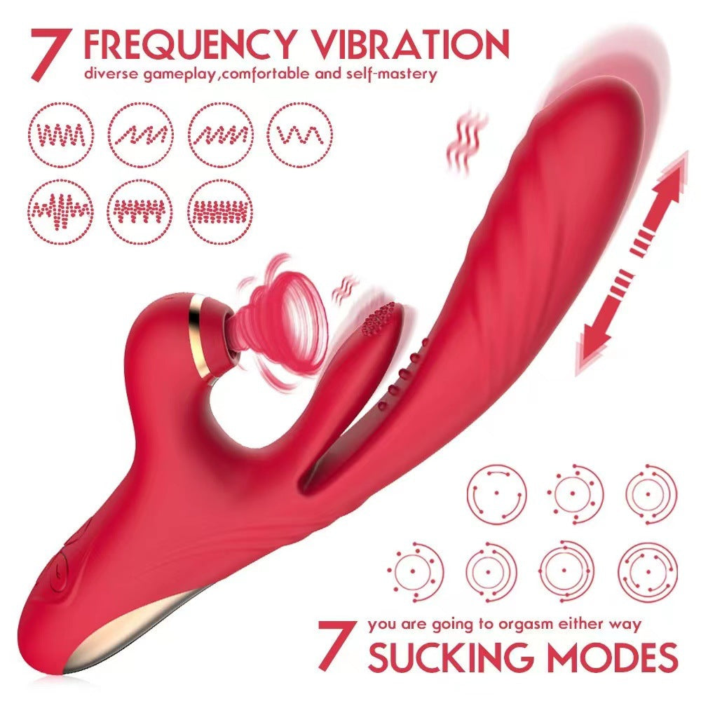 Thrusting Vibrator Suction Tapping G-Spot Stimulator