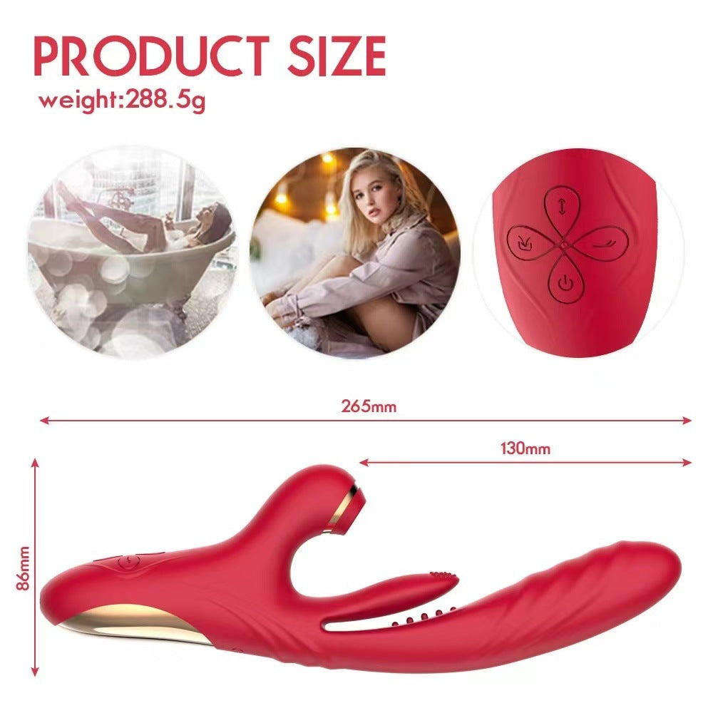 Thrusting Vibrator Suction Tapping G-Spot Stimulator