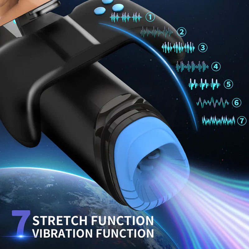 7-Frequency Suction & 7-Frequency Vibration Heating Male Masturbator