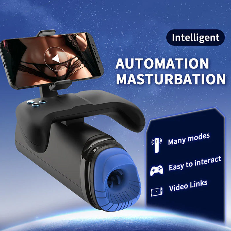 7-Frequency Suction & 7-Frequency Vibration Heating Male Masturbator