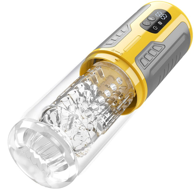 Truly Waterproof 3 In 1 Airplane Cup 7 Thrusting Rotation Fully Automatic Men Sex Toys