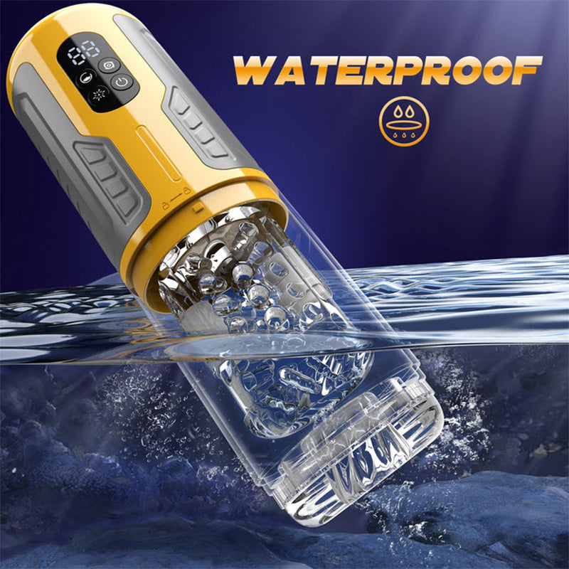 Truly Waterproof 3 In 1 Airplane Cup 7 Thrusting Rotation Fully Automatic Men Sex Toys