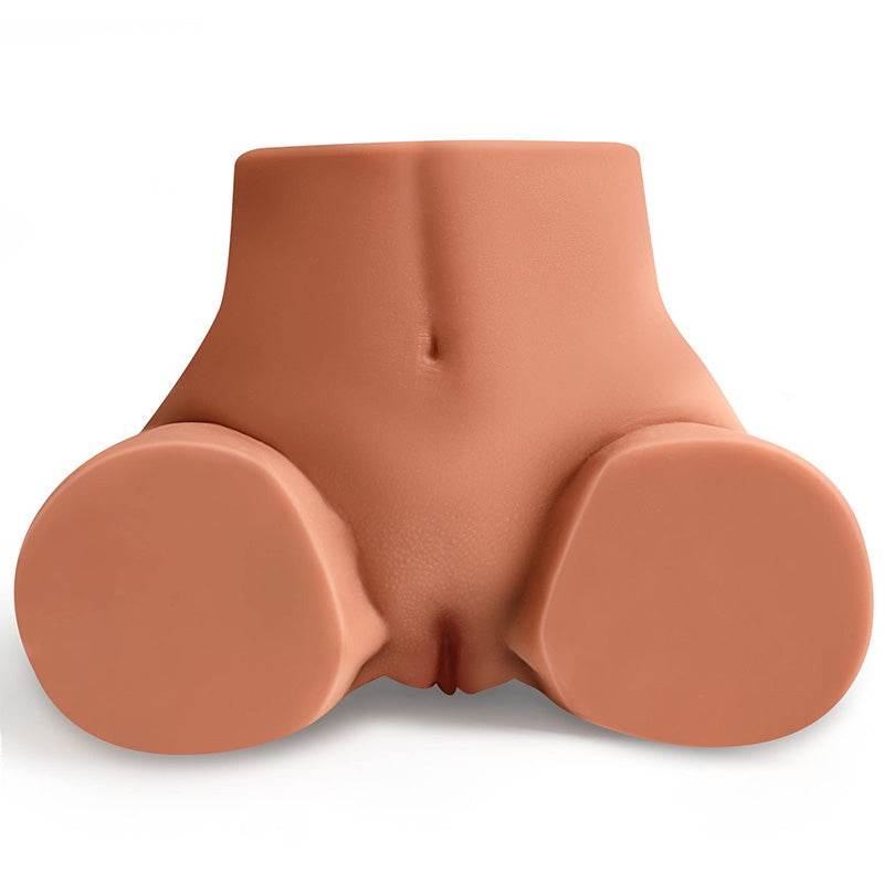 Dark Brown Life Size Realistic Butt 3D Realistic Textured Male Stroker