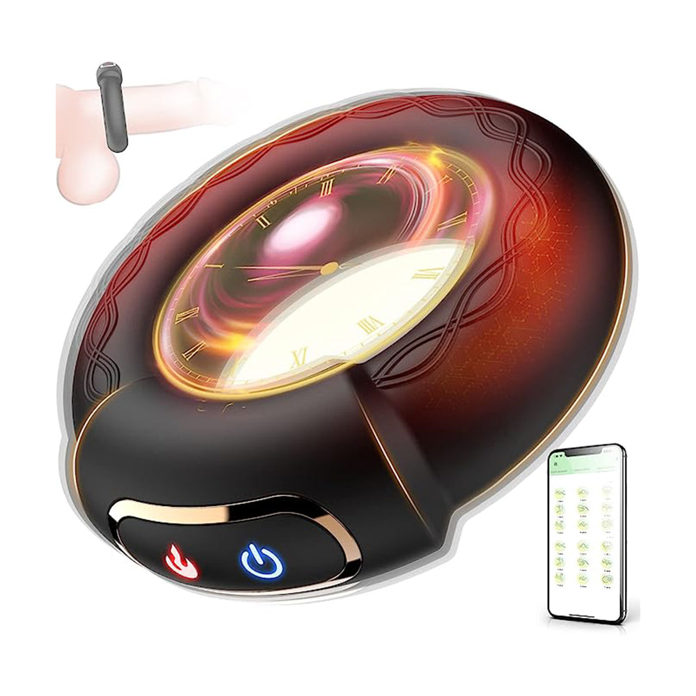 Vibrating Cock Ring 10 Vibrations with Heating Penis Ring