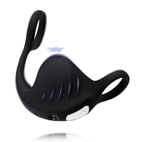 Vibrating Cock Ring 9 modes Male Vibrator