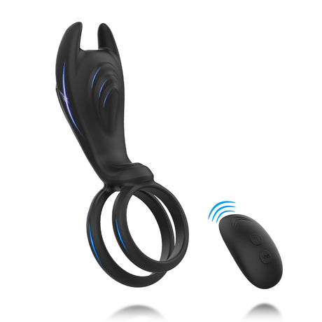 Vibrating Penis Ring with Remote Control for Men Couples