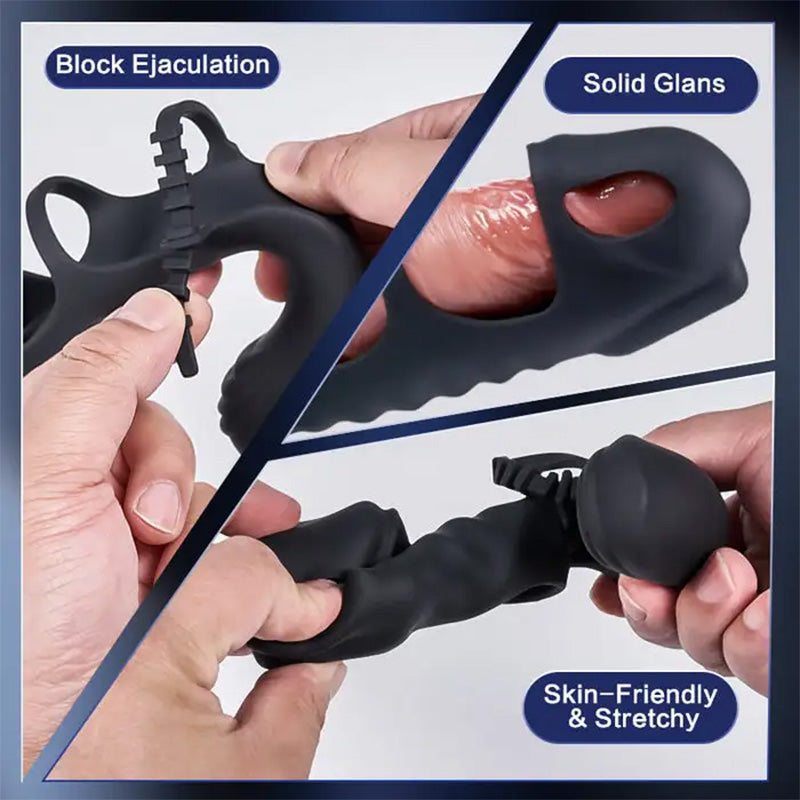 Wireless Remote Control 7 Vibrating Penis Cock Ring