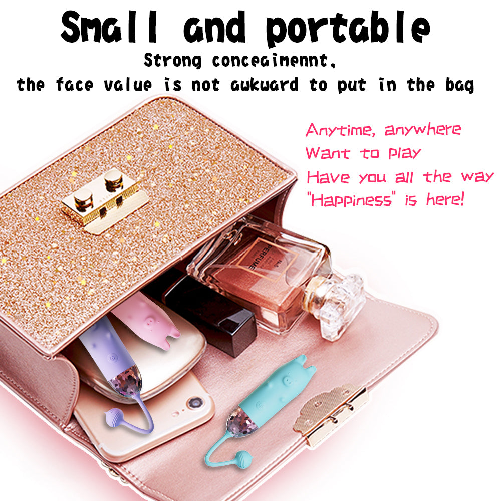 Piggy G-spot Vibrator -10 Frequency Wireless Control Piglet Vibrator