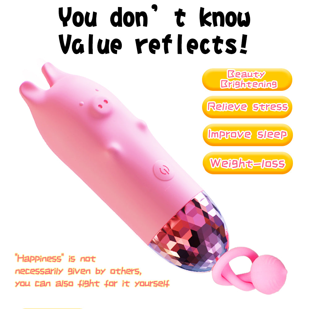 Piggy G-spot Vibrator -10 Frequency Wireless Control Piglet Vibrator