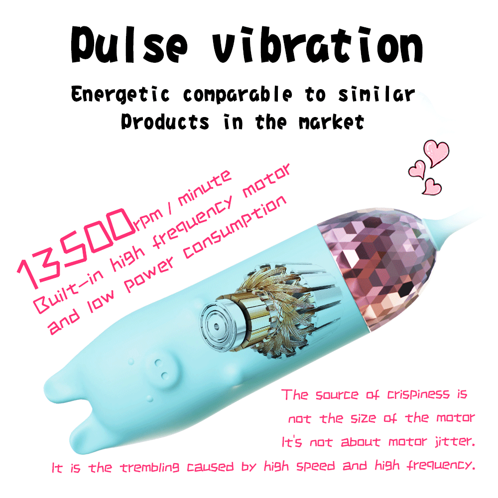 Piggy G-spot Vibrator -10 Frequency Wireless Control Piglet Vibrator