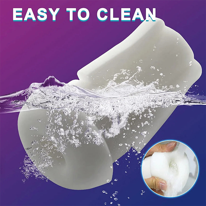 Fully Automatic 7 Vibrating 4 Sucking Waterproof Male Airplane Cup